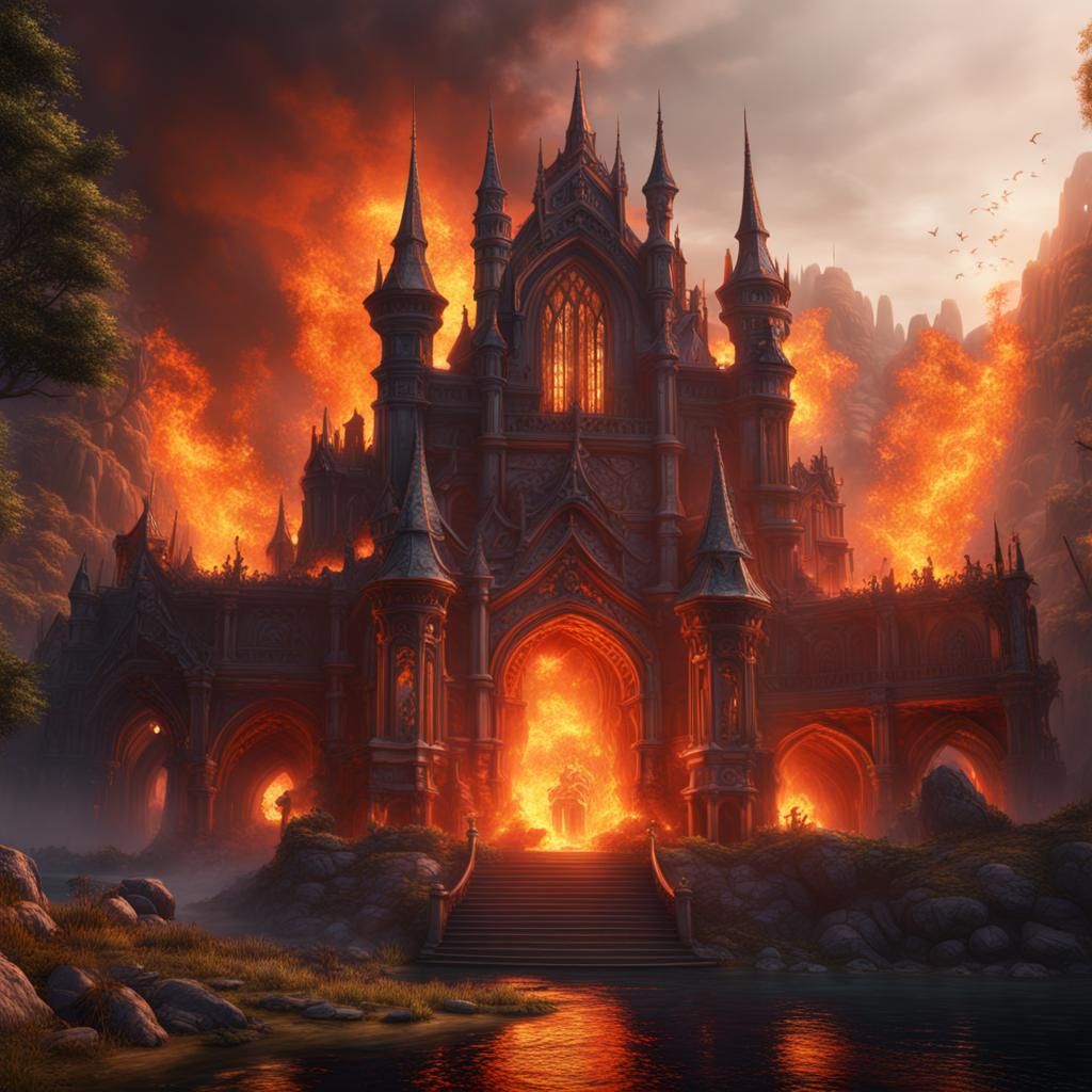 The Fire Within: Detailed Fantasy Concept Art