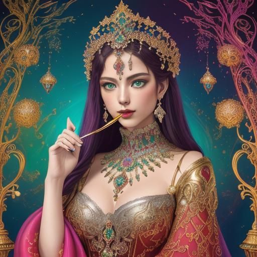 Saint Petersburg Canals and Palaces in Surrealist Style