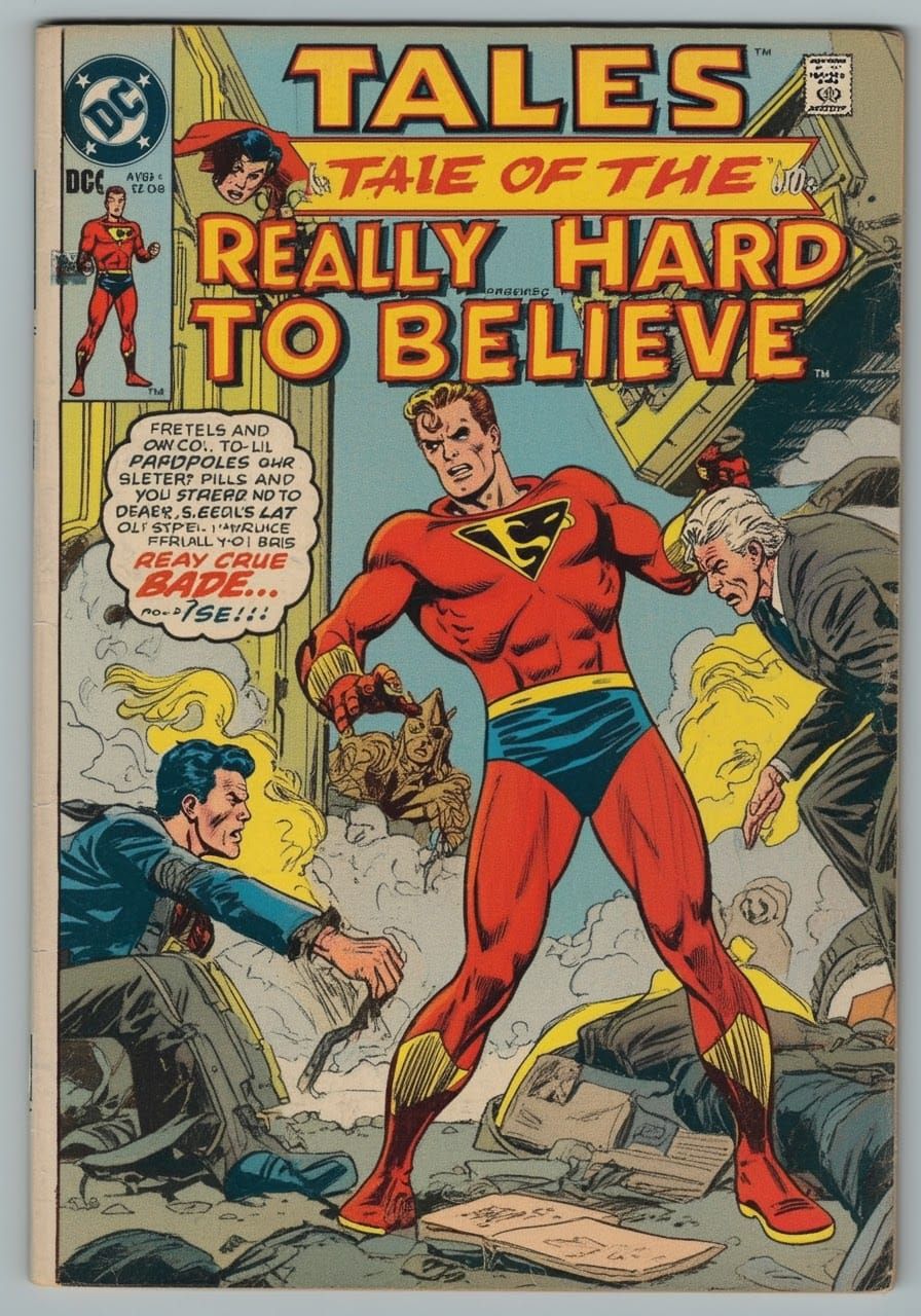 Comic Book Cover: Tales of the Really Hard to Believe