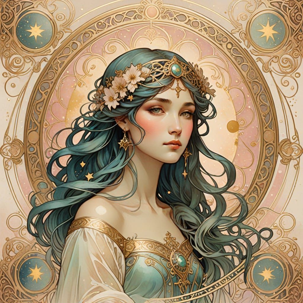 Elegant French Grimoire Book Cover Design