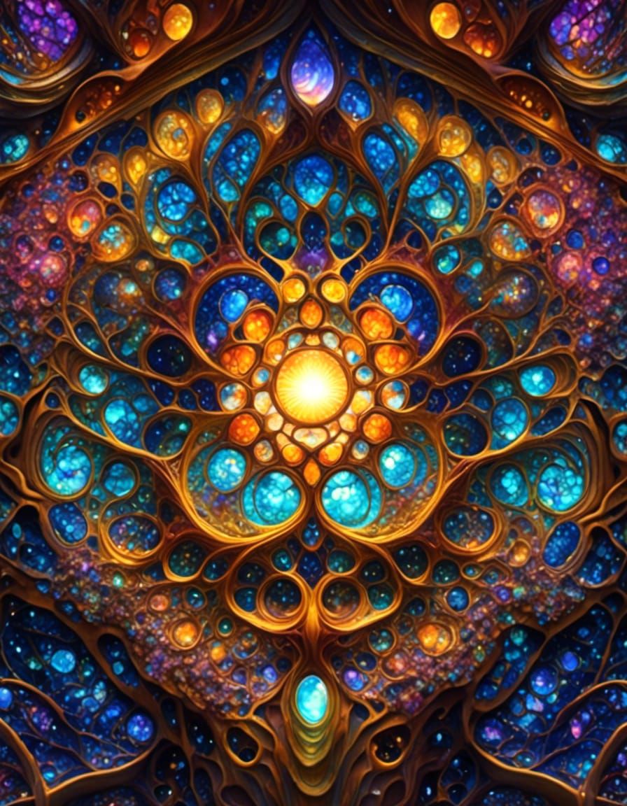 Architectural Organic Interdimensional Portal in 8K