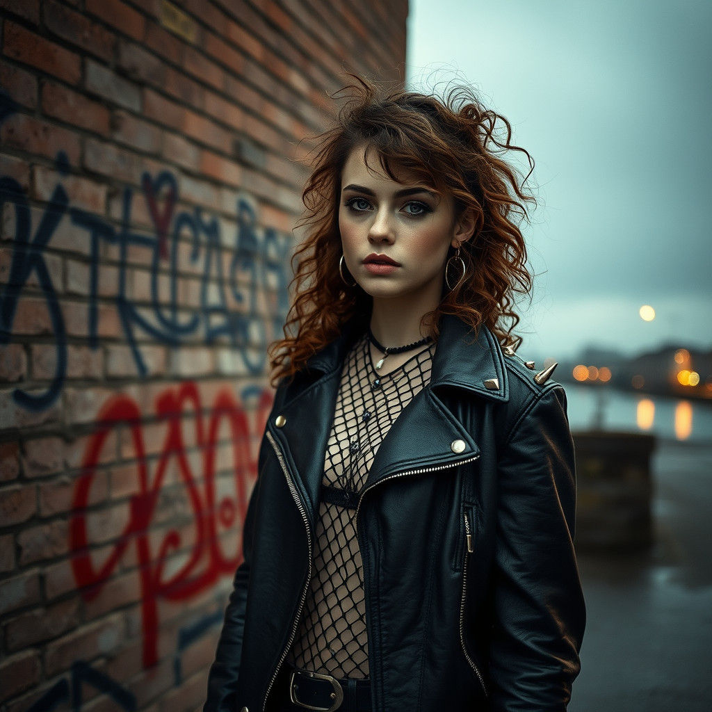 Estonian Rock Nostalgia: Woman Before Brick Wall