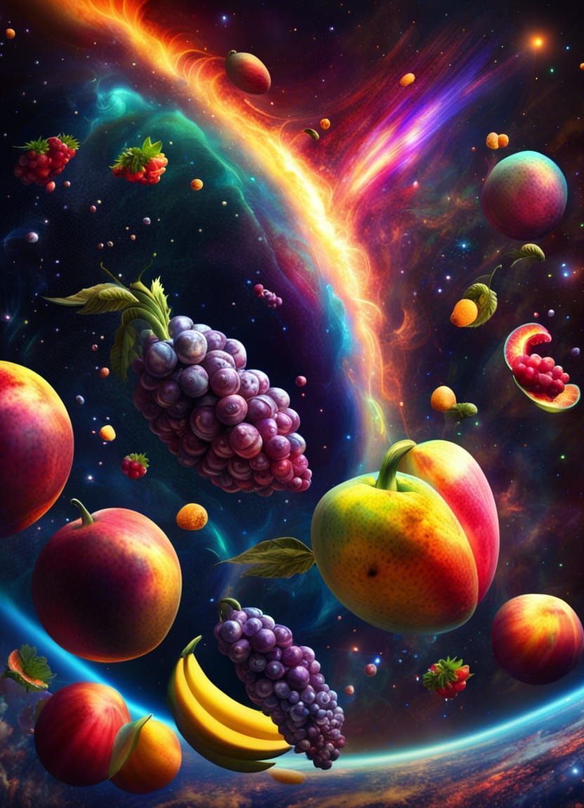 Cosmic Cornucopia in Space with Plasma and Fruit