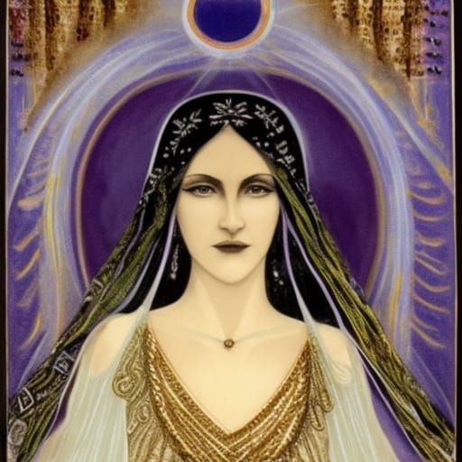 Celestial Queen Varda Amidst Golden Autumn