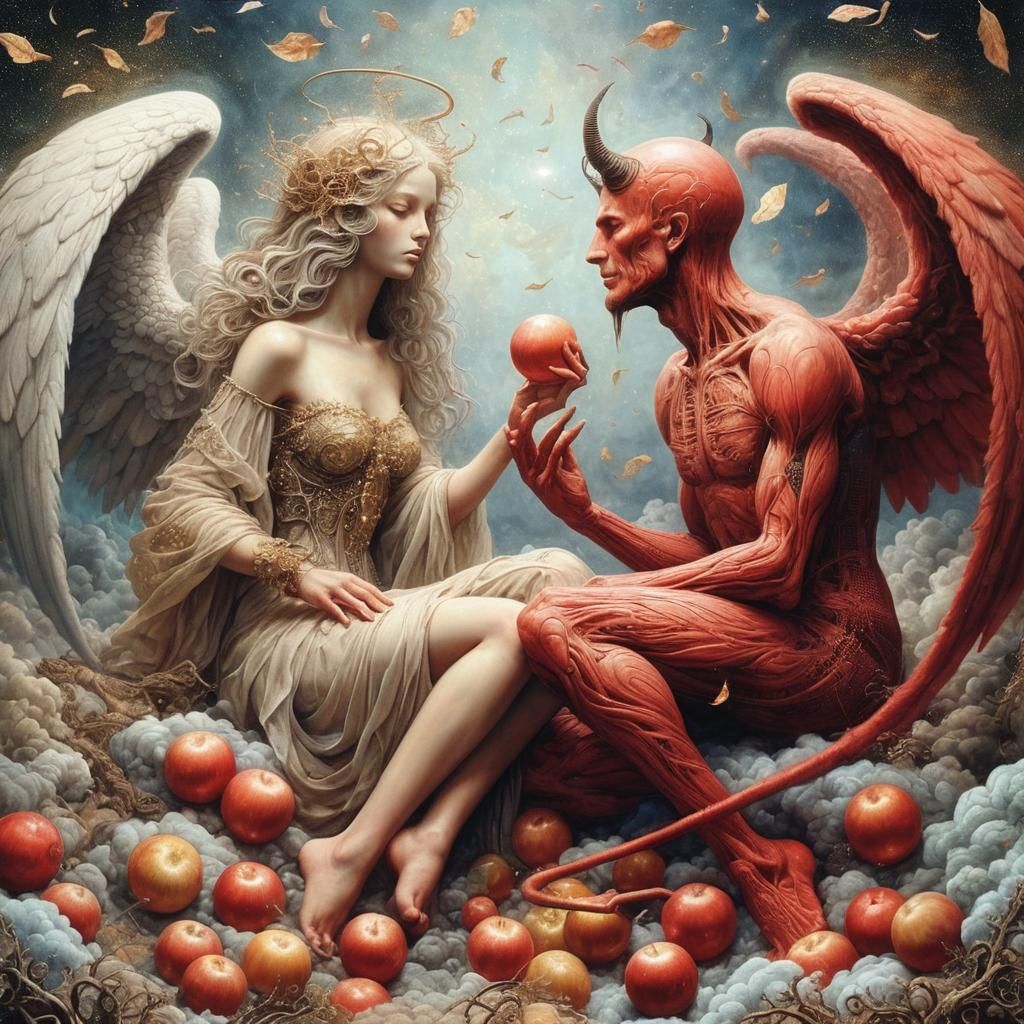 Angel and devil