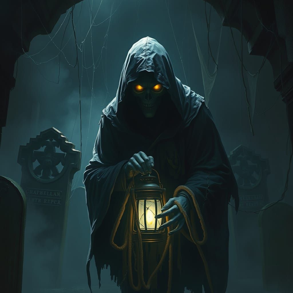 Crypt Keeper Emerges from Darkness in Biomechanical Style