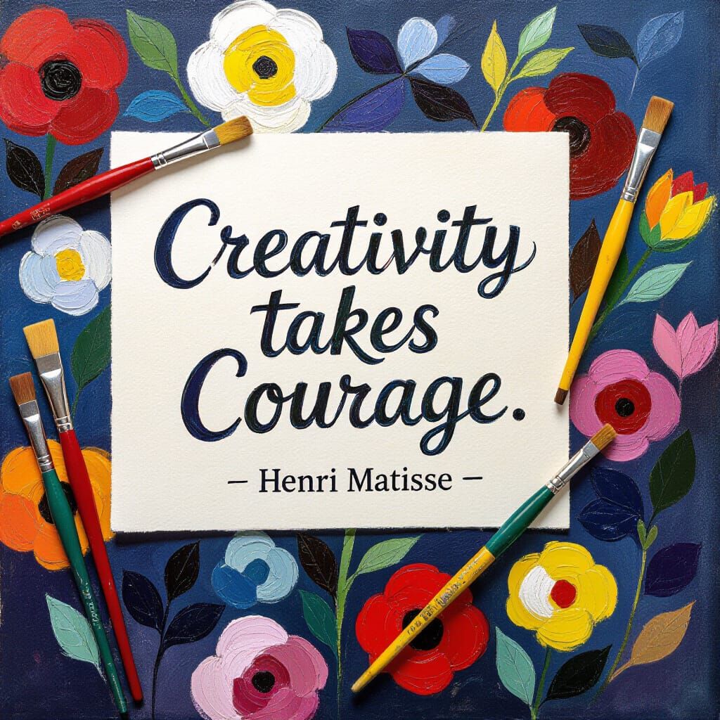 Matisse Inspired Masterpiece of Beauty and Courage