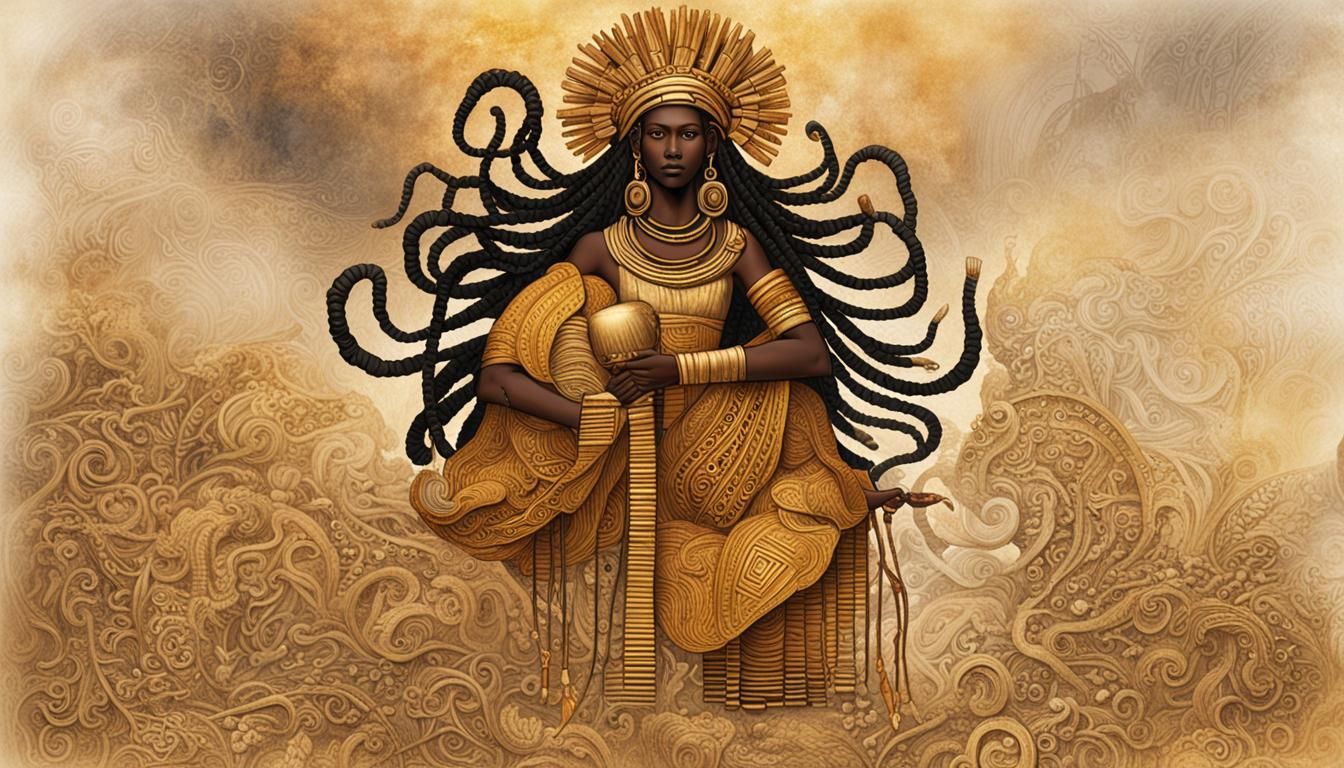 Adena Culture Goddess in Gold and Copper