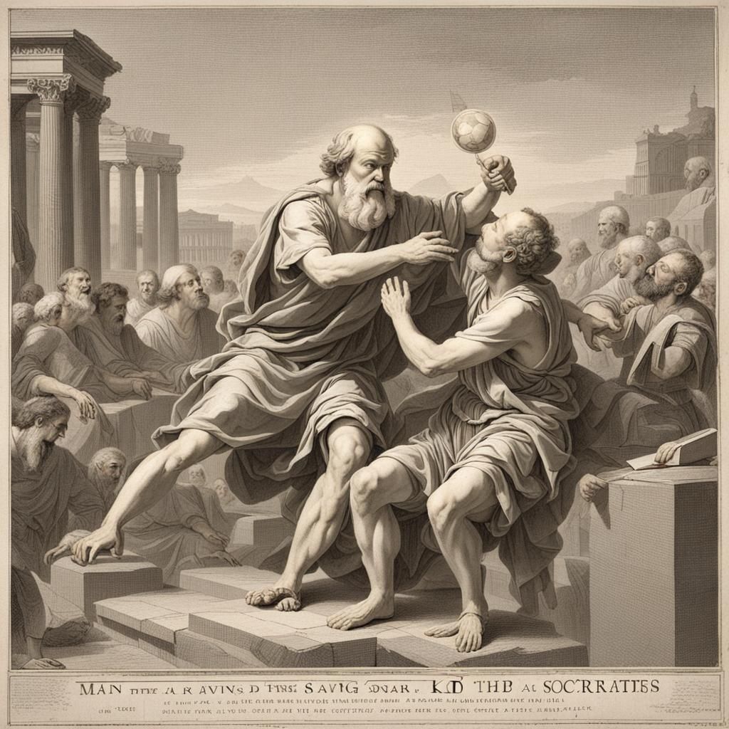 Man Rescuing Kid: A Socrates Allegory