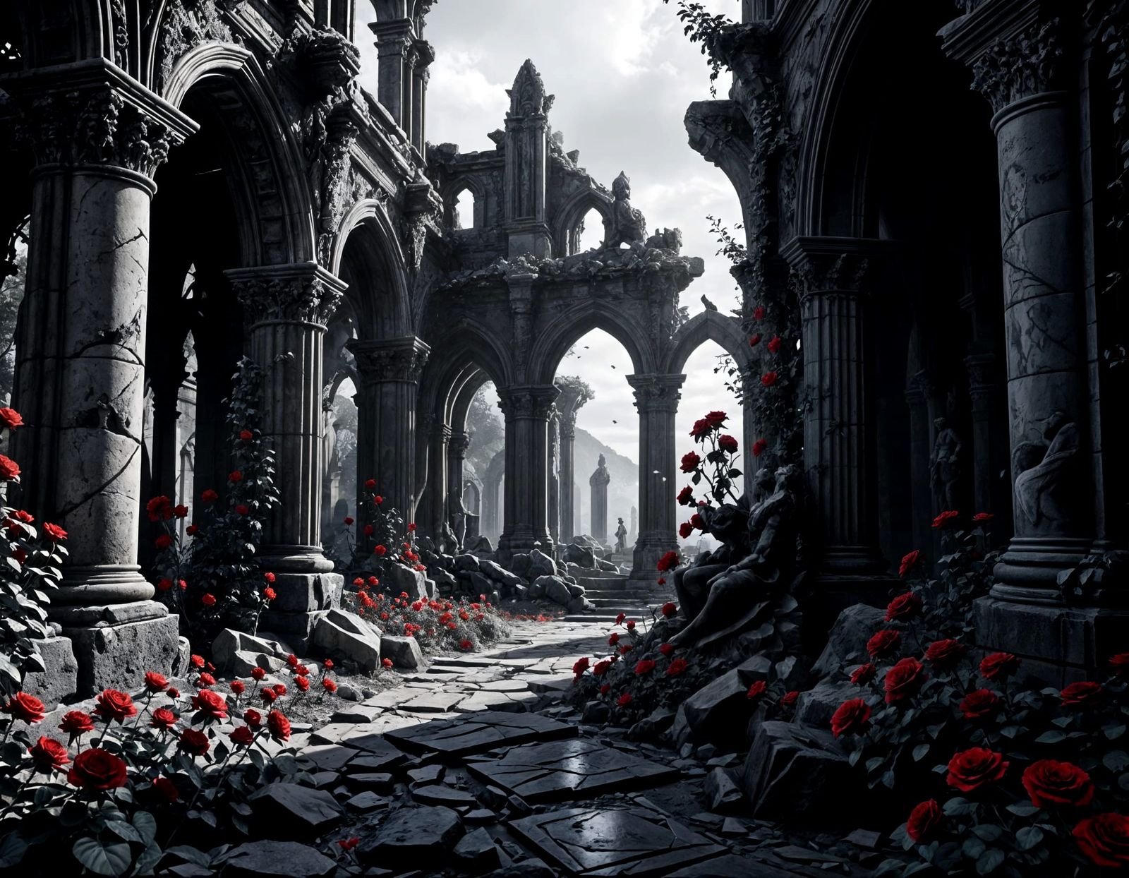 🥀Ruins at the Rose-Garden🥀