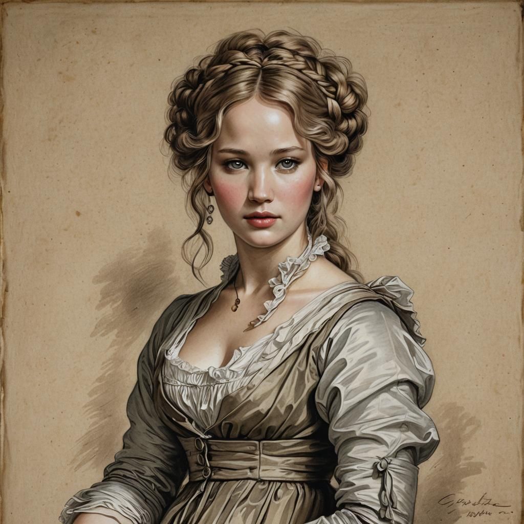 Portrait of Jennifer Lawrence