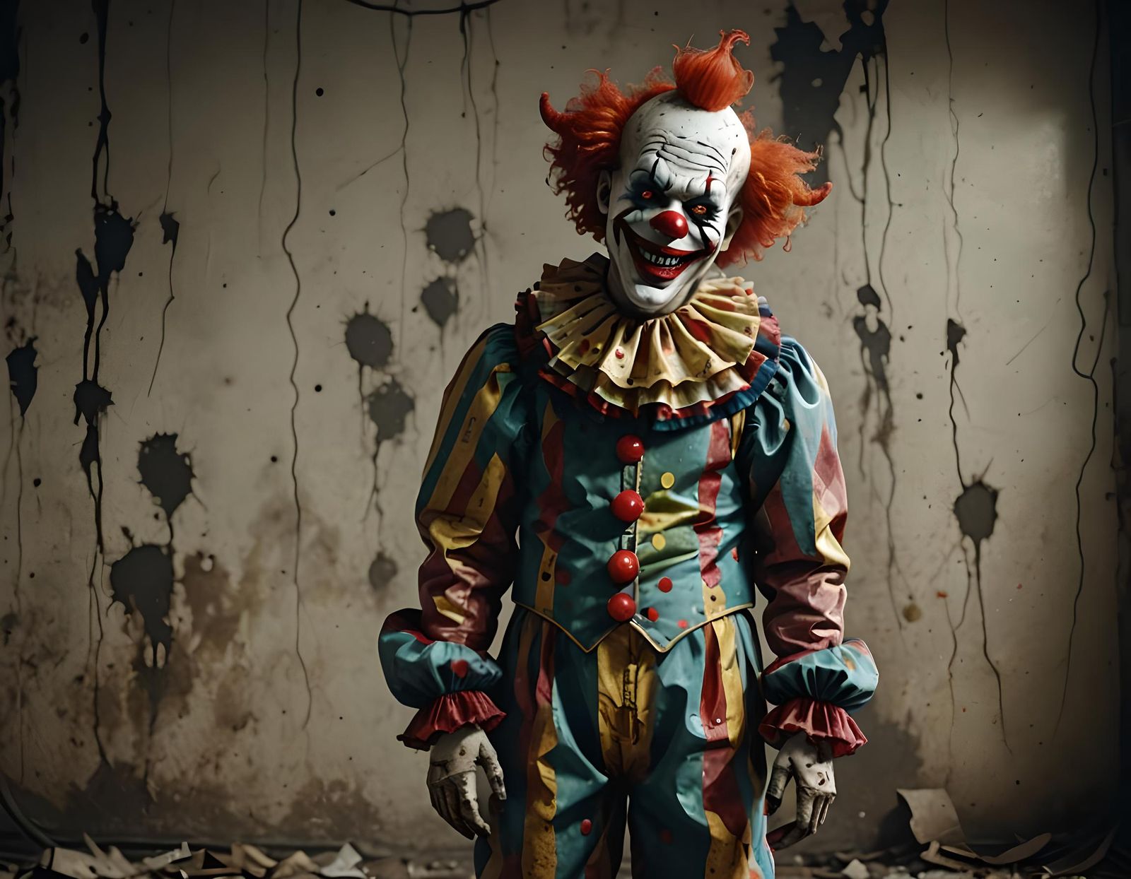 Creepy Clown Doll Portrait in Unreal Engine