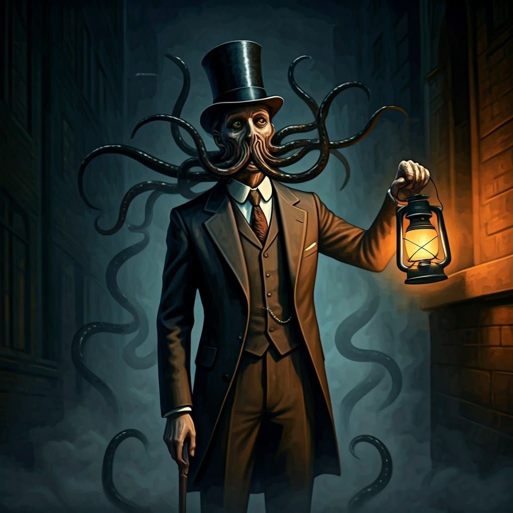 Elegant Gentleman Unleashes Dark, Tentacled Horror in Flicke...