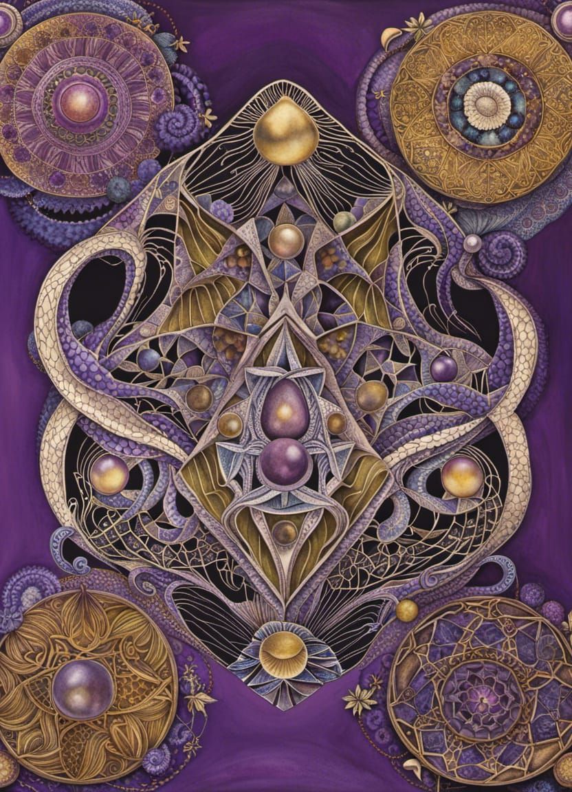 Surreal Python in Quantum Zentangle Landscape