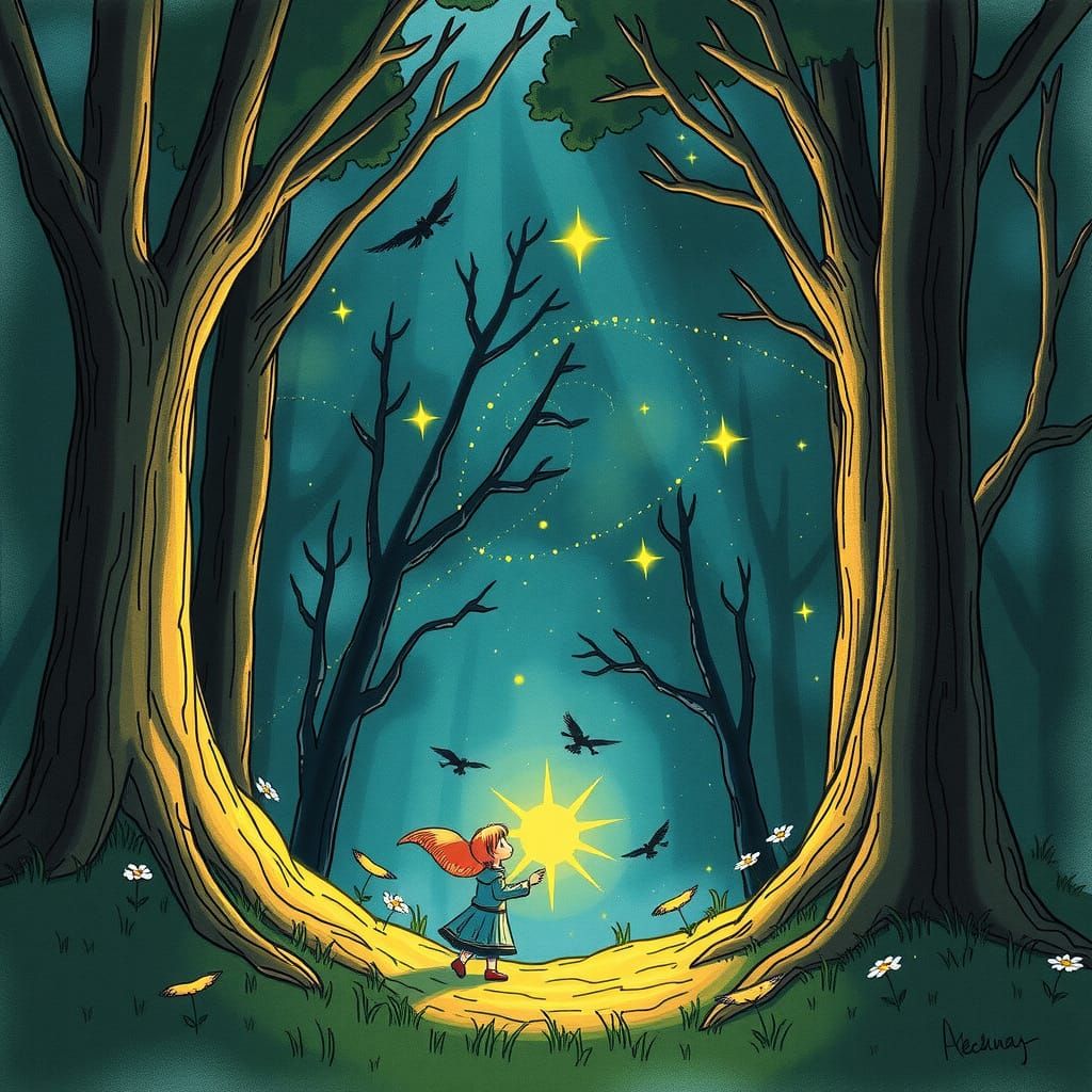 Shimmering Stardust Door Opens to Wonder