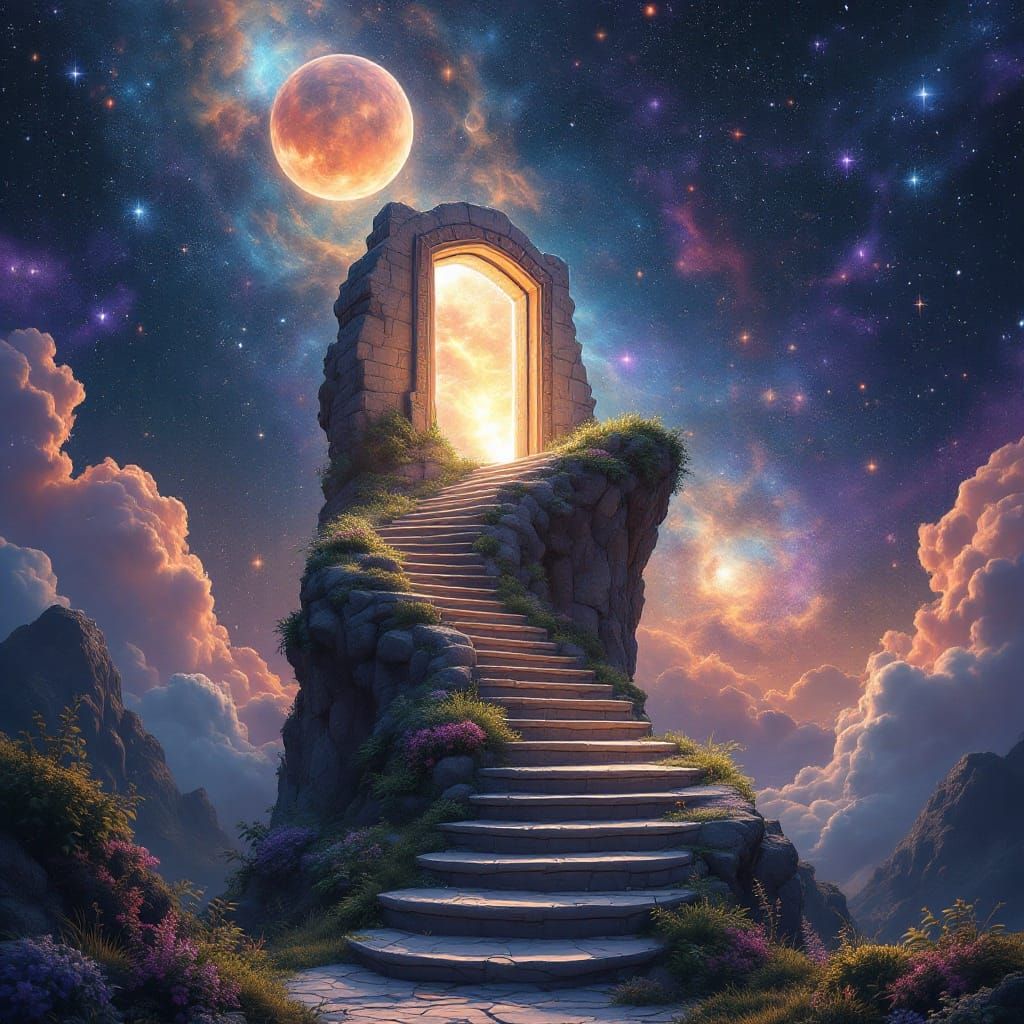 Stairway to Heaven: A Surreal Space Fantasy