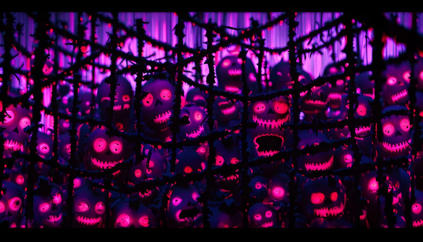 Creepy Surrealist Voodoo Doll in Junji Ito Style