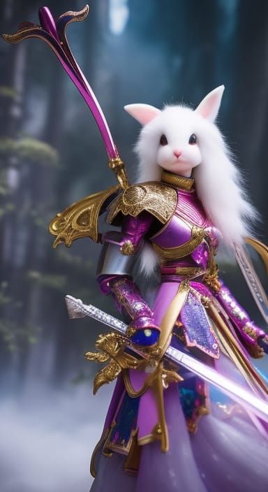 Kawaii Bunny Knight 8