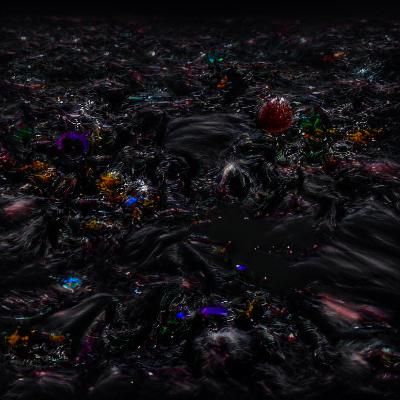 Empty Universe: Dark Constellations and Black Blight