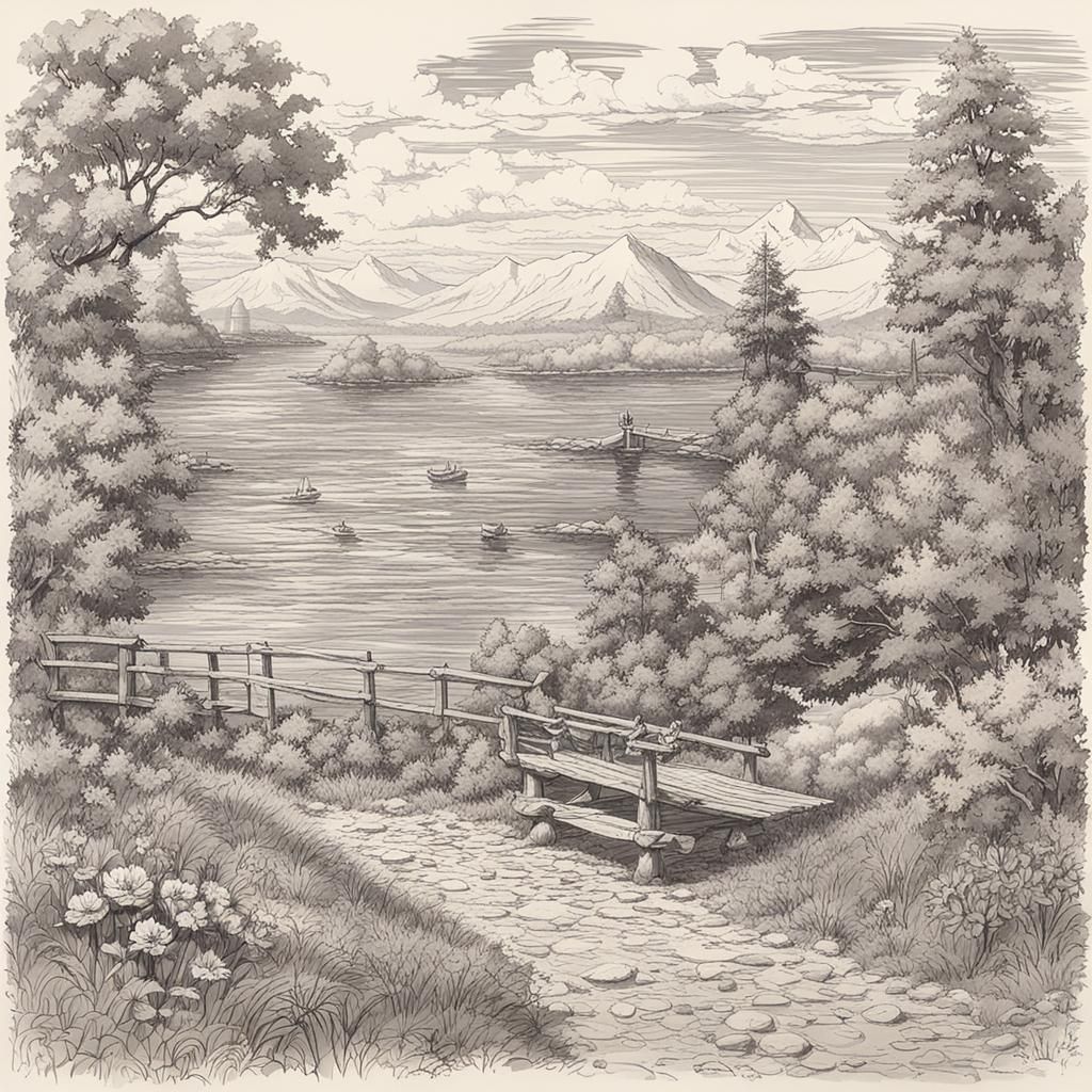 Summer Sun Heat: An AI Generated Image