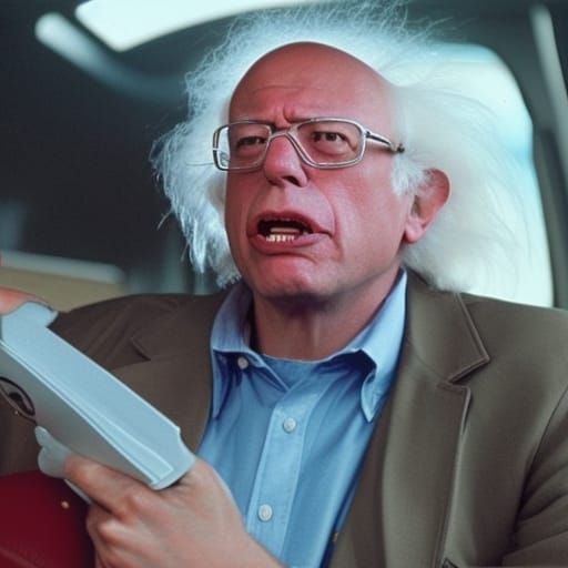 Bernie Sanders in Back to the Future