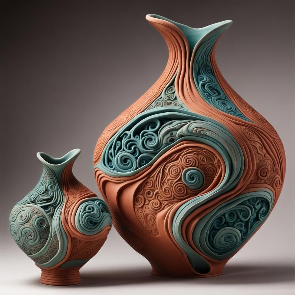 A mesmerizing collection of clay sculptures