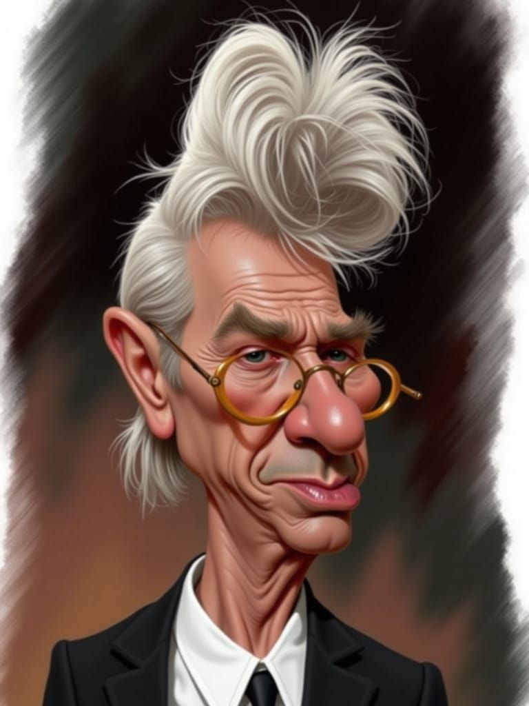 Humorous Caricature of Richard Gere in Digital Art