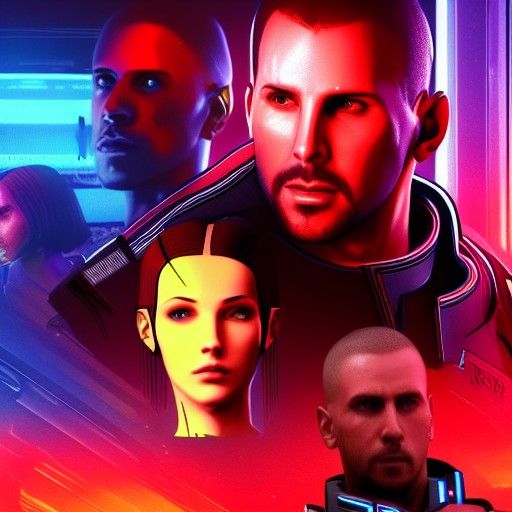 Cyberpunk Neon Cityscape of the Future