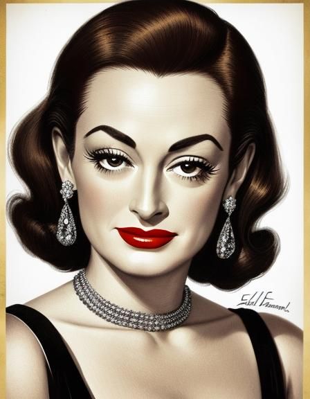 Joan Crawford / fourtie hairstyle