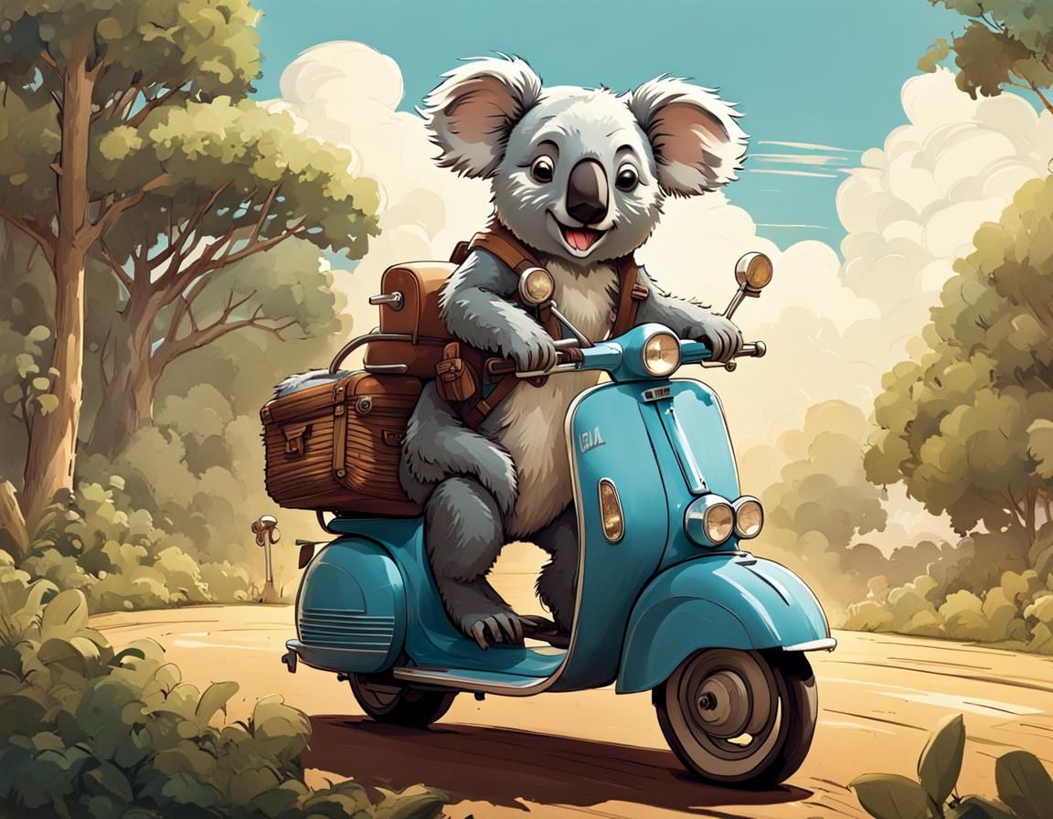 Vespa Koala on a Trip