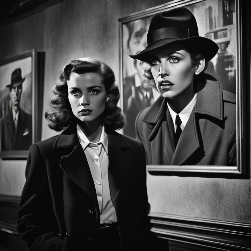 The great young female detective.🤵