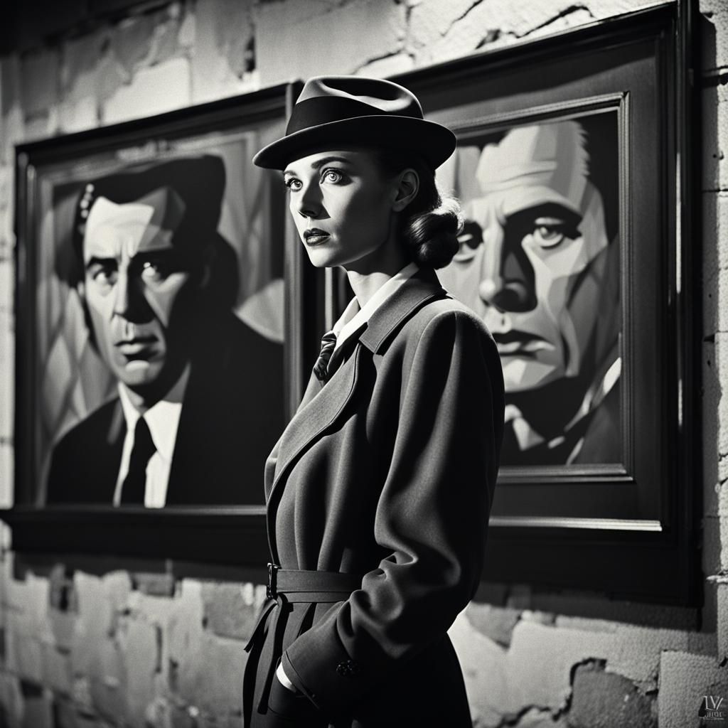 The great young female detective.🤵