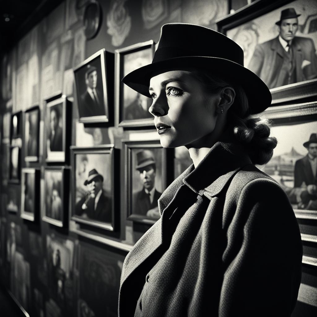 The great young female detective.🤵