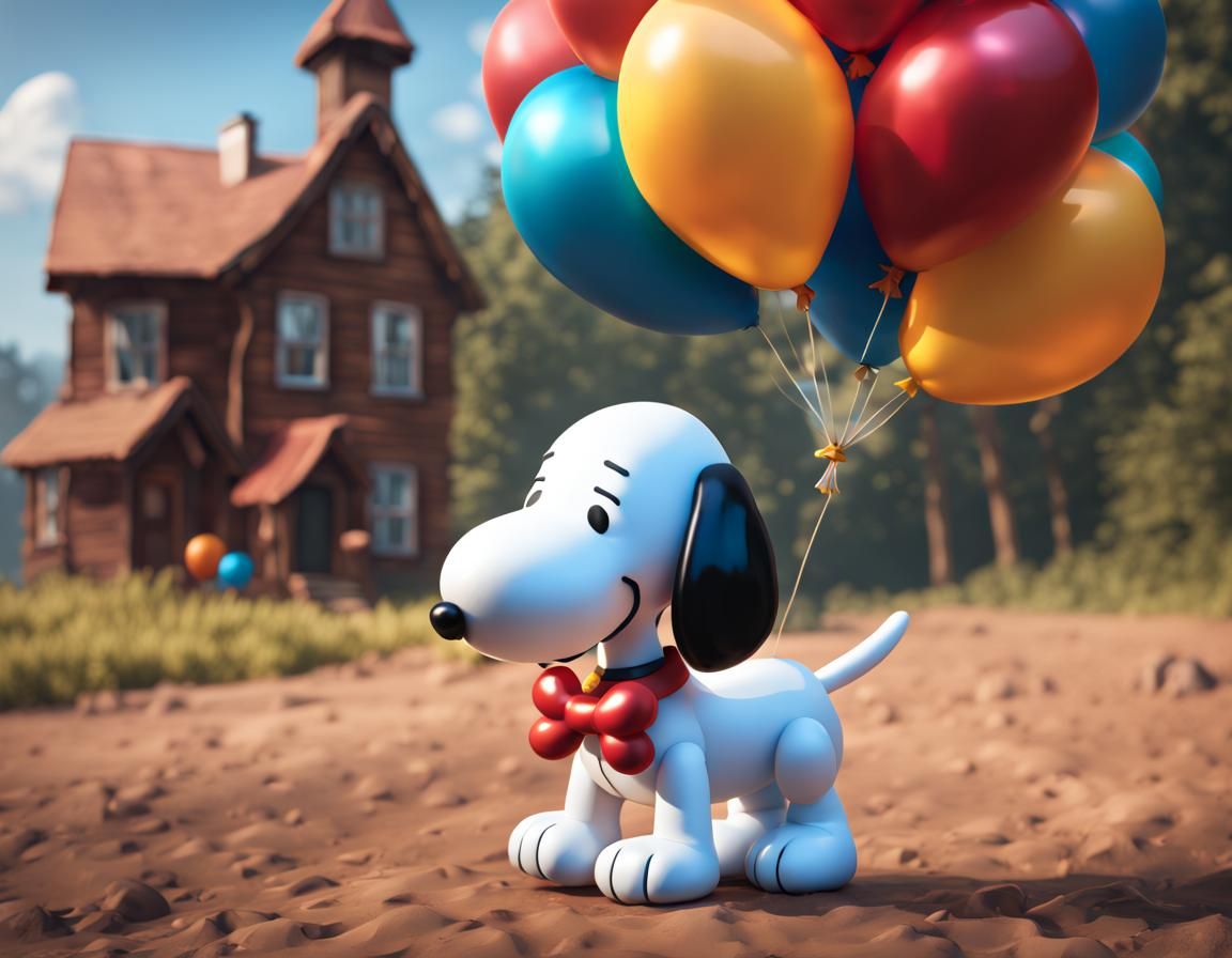 Snoopy Balloon Animal