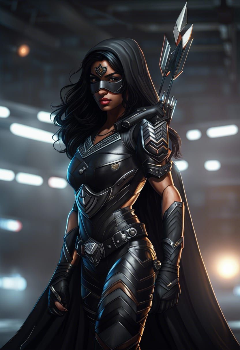 Indian Teenage Superhero in Tactical Armor