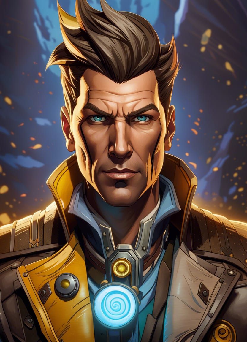 Handsome Jack as Apex Legend: Digital Portrait