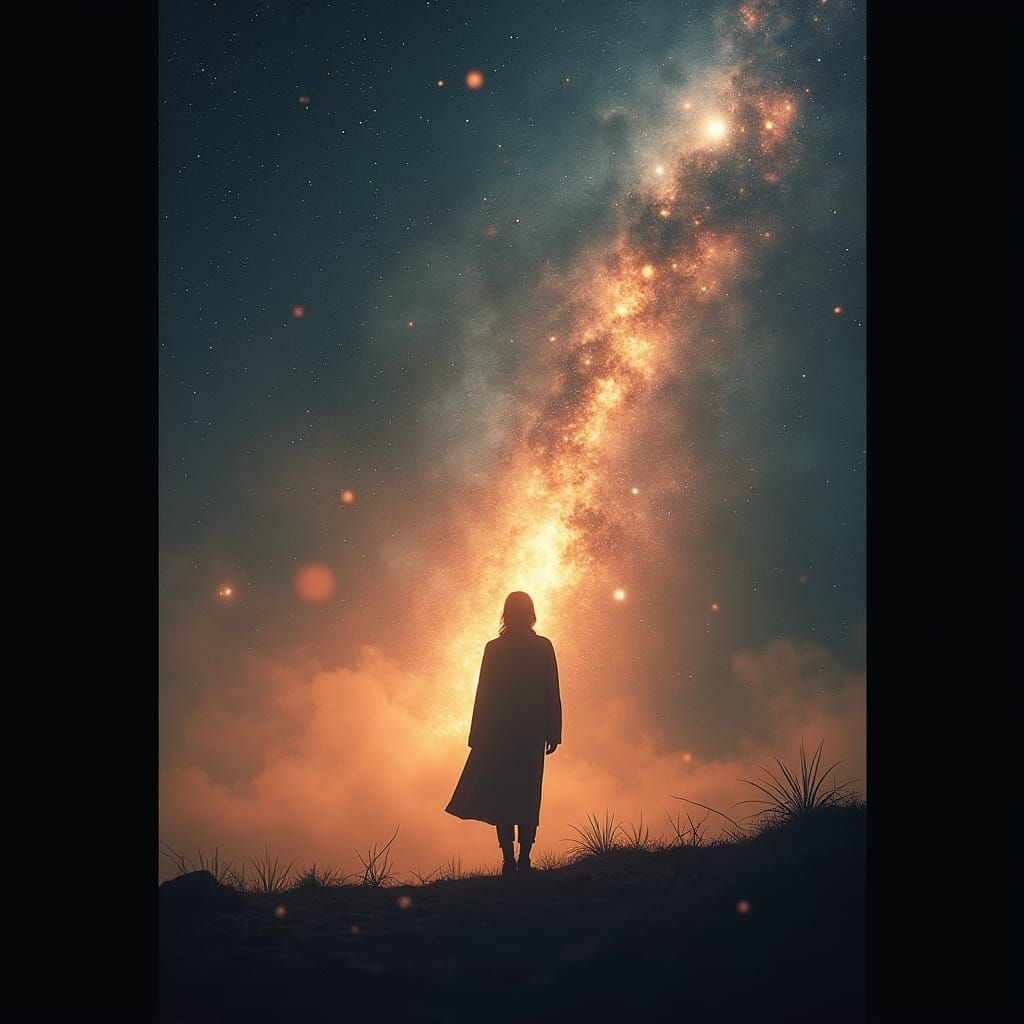 Celestial Collision: A Cinematic Universe Unfolds