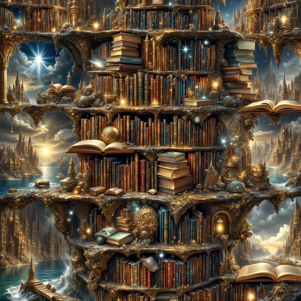 Fantastical City of Endless Knowledge and Wonder