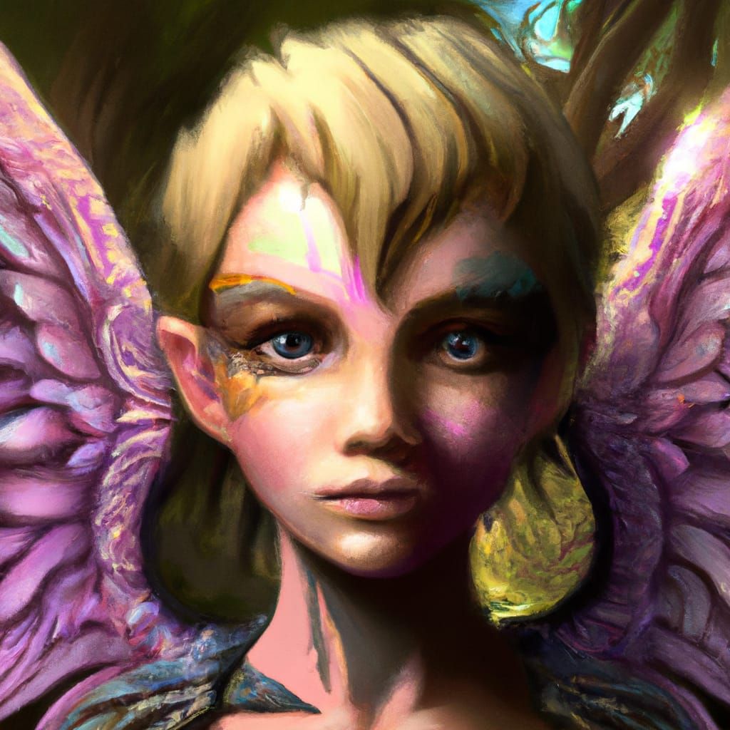 Hyperrealistic Fairy Girl Portrait in 8k Resolution
