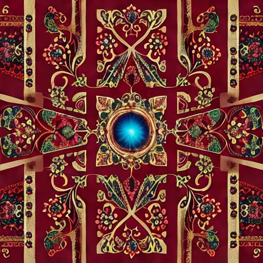 Abstract Artistry Generated by AI