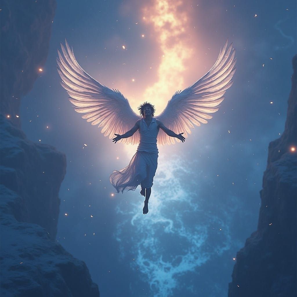 Icarus in Despair: A Broken Hero's Last Stand