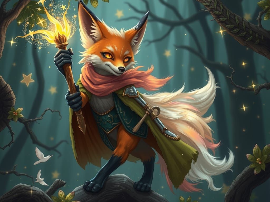 Sorcerer Fox Radiates Magic and Wonder