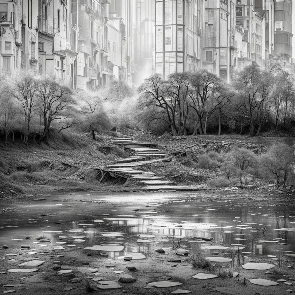 Empty Liminal Space Evokes Isolation