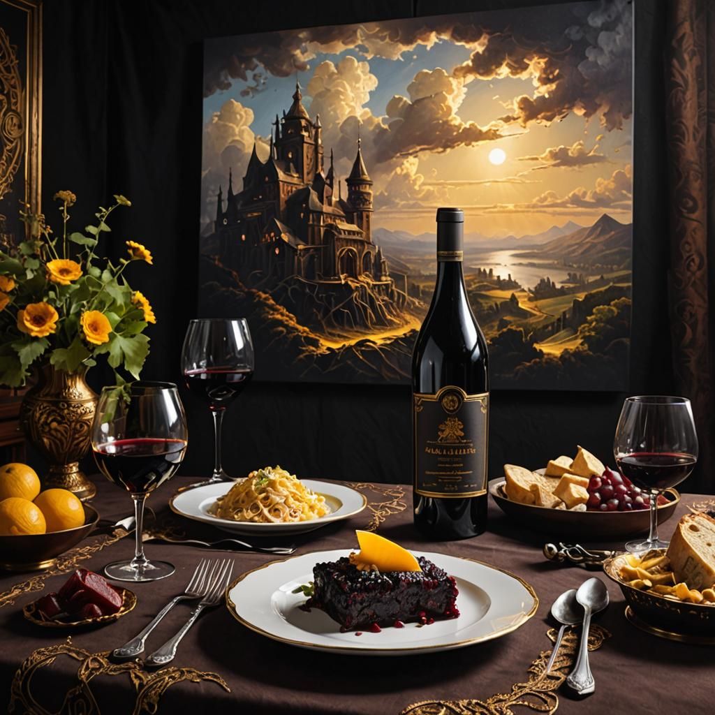 The wine and the food