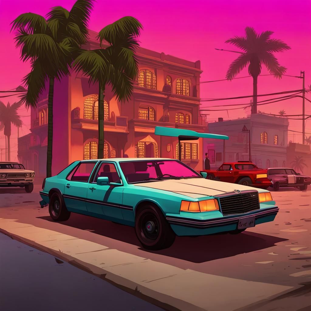 GTA Vice City: Punjab Concept Art in 8K