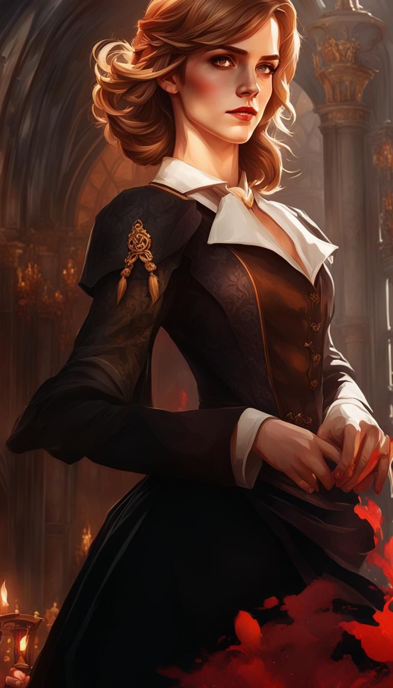 Evil Servant Portrait in Louisiana, Detailed Digital Art