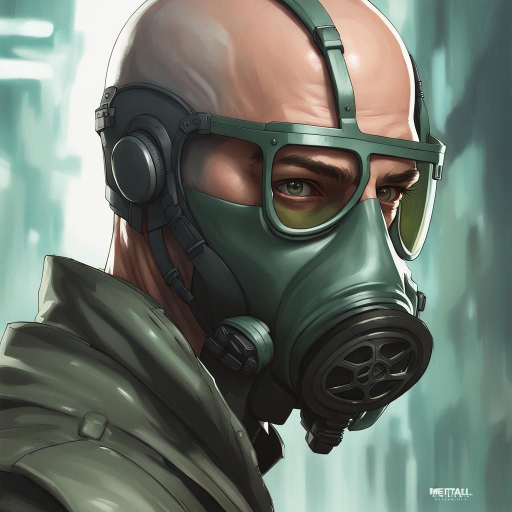 Psycho Mantis Portrait in Hyperrealistic Digital Art