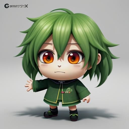 Chibi VeggieTales in 3D Anime Style