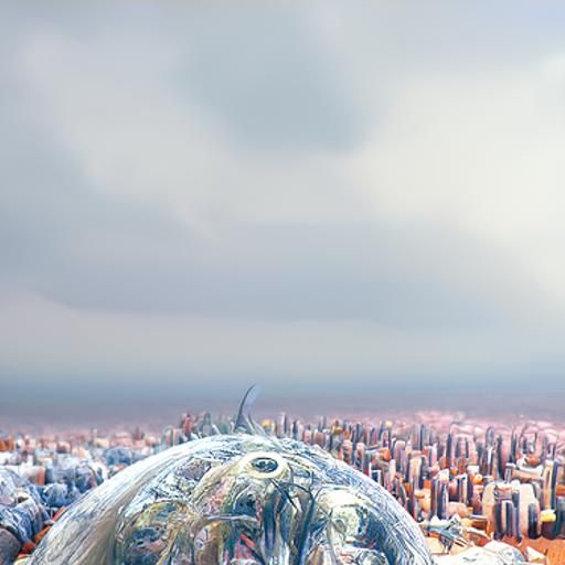 Cybertron: Machine Planet Concept Art in Hyperrealism