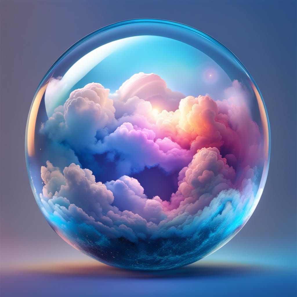 Beautiful Clouds Ai Art